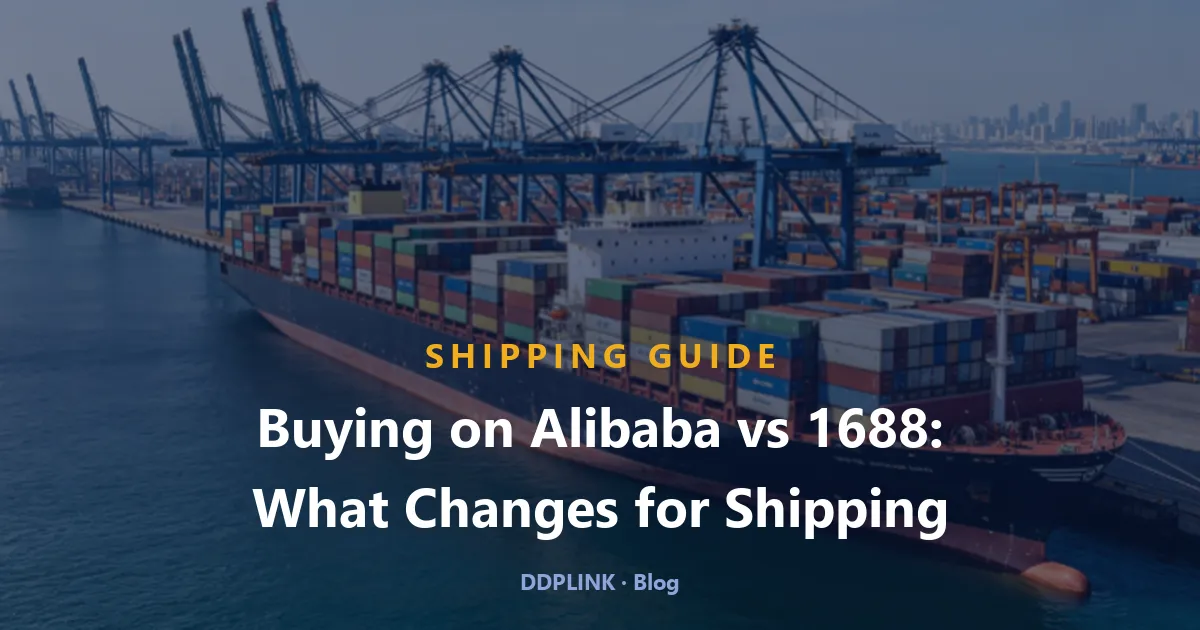Kopen op Alibaba vs 1688: wat verandert er voor verzending (2026)